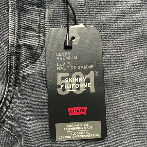 Levi's 501 High Rise Skinny Button Fly - Picture 6 of 16